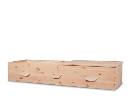 Pathos™ All Wood Container Open with Cotton Handles