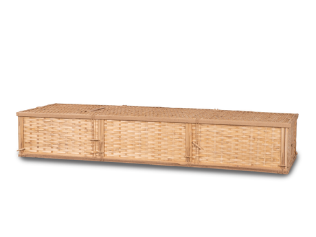 Simple Bamboo Container with Full Lid