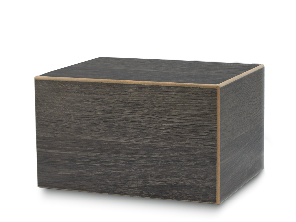 Grey Simple box urn