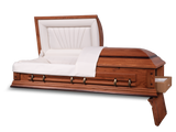 Sonata™ Ceremonial Rental Casket Head  and Foot End Open 