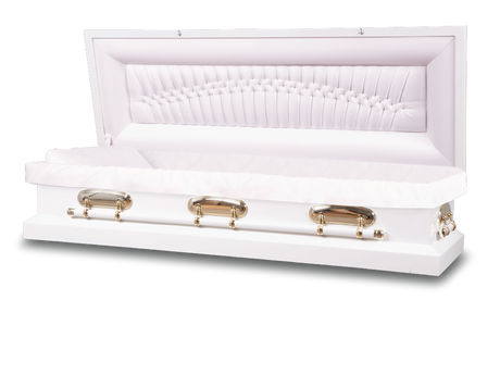 Pearl White Sonnet Full Couch