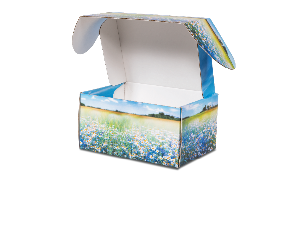 Artisan™ Print Urn Meadow Flower Open