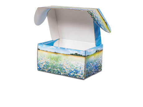 Artisan™ Print Urn Meadow Flower Open