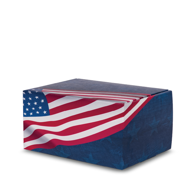 Artisan™ Print Urn Patriot Closed