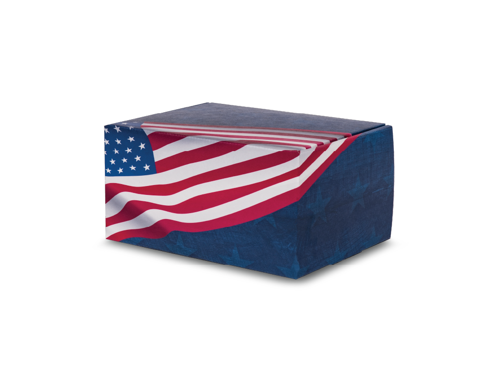 Artisan™ Print Urn Patriot Closed