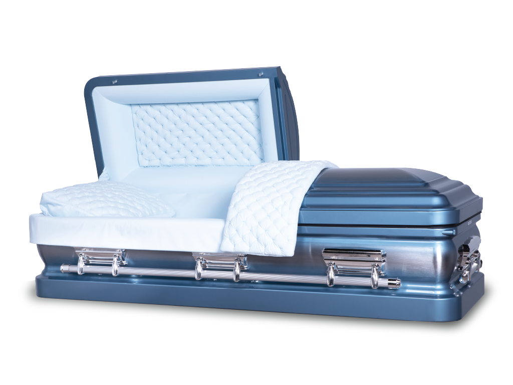 Sterling™ 18 Gauge Round Metal Gasketed Casket