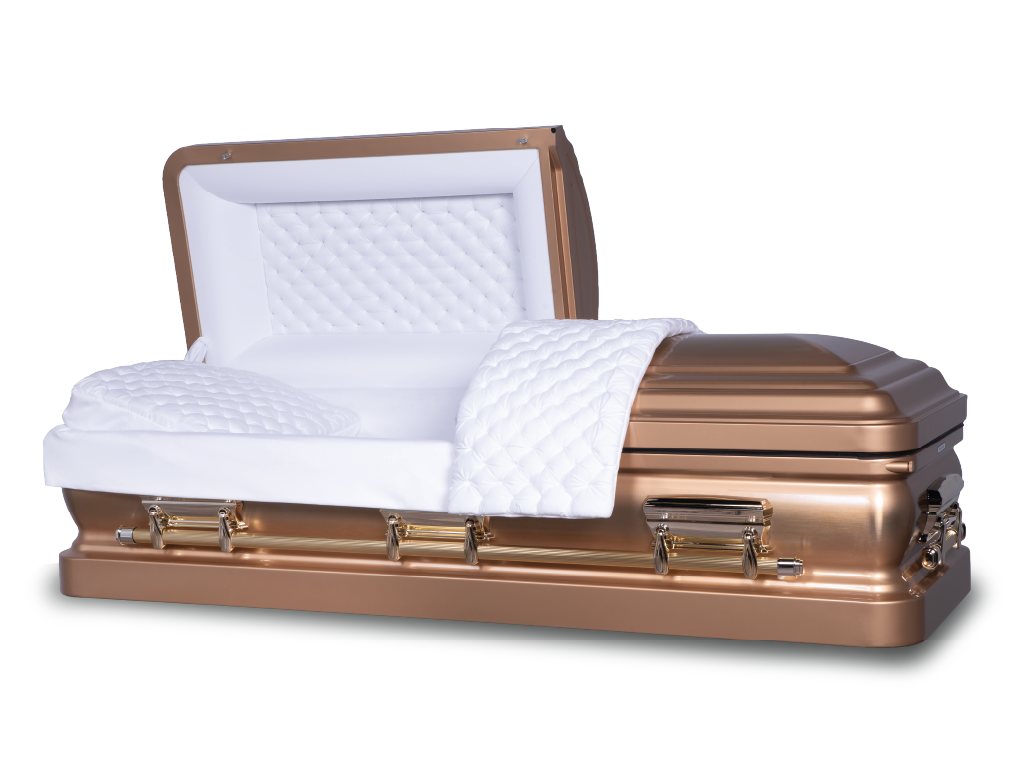 Sterling™ 18 Gauge Round Metal Gasketed Casket