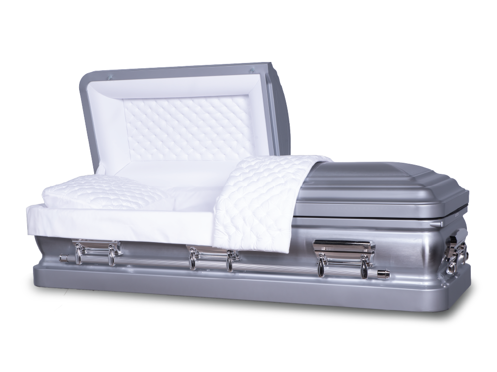 Sterling™ 18 Gauge Round Metal Gasketed Casket
