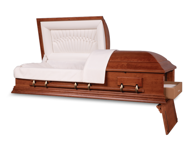Symphony™ Ceremonial Rental Casket Head and Foot End Open