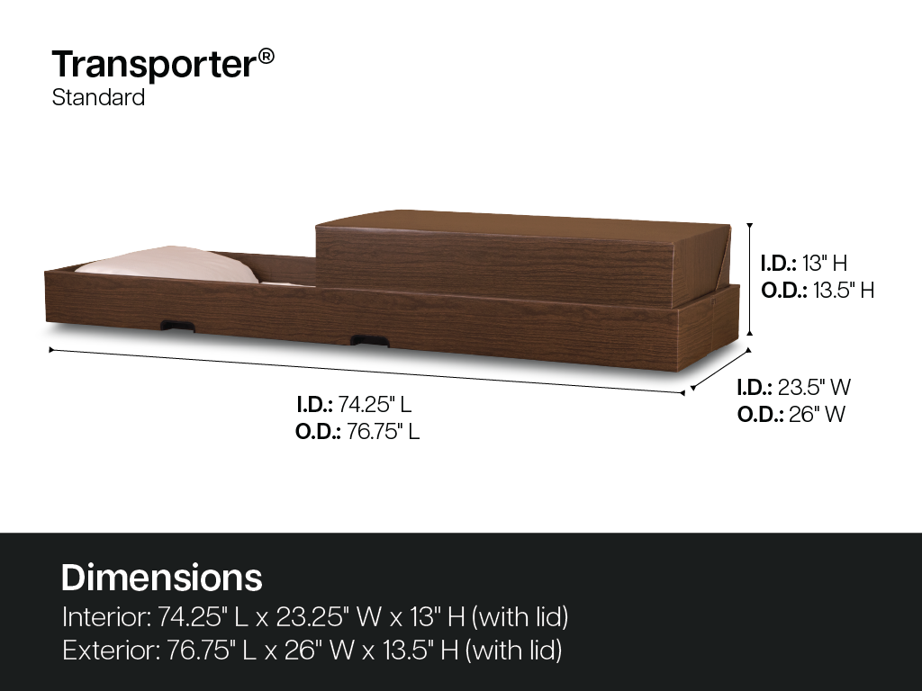 Transporter® Alternative Cremation Container