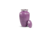 Violet Grace Urn with Lid Off