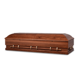 Woodland Hardwood Burial Casket Closed