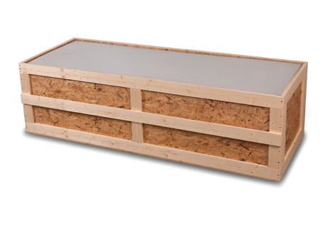 International Shipping Crate Zinc Line Overview